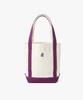 Dear Tint Santa Rudolph Canvas Tote_Purple