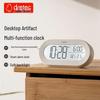 Doriko O-438 Digital Alarm Clock with Backlight, Temperature & Humidity