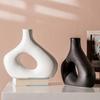 1pc Nordic Keramik Vase Einfache Blume Ornamente Wohnkultur Persönlichkeit Blumentopf Wohnzimmer Desktop Dekoration