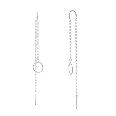 Silver Earrings Without Stones (2022916)