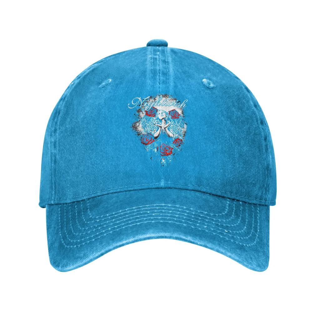 Nightwish Band Sun Baseball Cap Women Men Custom DIY Trucker Hat Summer Street Style Outdoor Sports Sun-Proof Baseball Caps