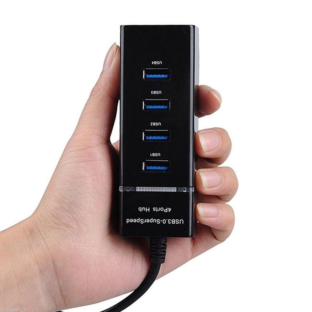 Durable High Speed Universal Up to 5Gbps USB 3.0 Hub 4 Ports Splitter Data Sync Adapter Expander