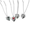 European & American Stainless Steel Strawberry & Peach Heart Women's Clavicle Necklace