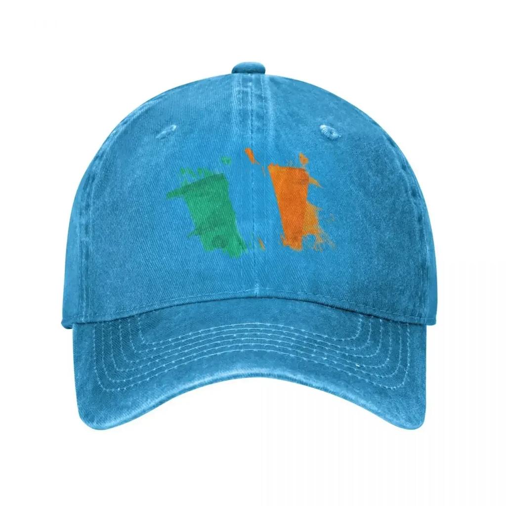 Ireland Flag Baseball Caps Vintage Distressed Cotton Headwear Unisex Style Outdoor Workouts Caps Hat