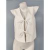 Export H Home Silm Slim Looking Summer New Arrival Outer Wear Inner Wear Minimalist White Shoelace Low-Cut Cool Top Vest