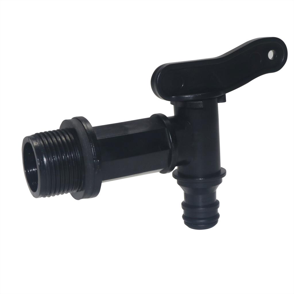 5Pcs 3/4‘’ IBC Barrels Water Butt Tap Self Made Plastic Faucet For Beer Rain Brew Water Tank Faucet Water Garden Hose Connecti