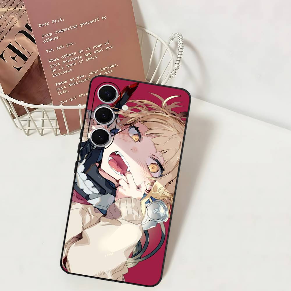 

Toga Himiko My Hero Academia Phone Case For Samsung S 24 Fe 25 Ultra Plus 20 Lite 21 30 22 23 24 22 Ultra 5G Fundas Samsung S21Ultra