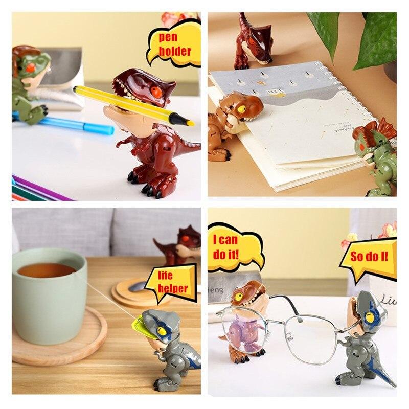 1 ADET Sevimli Park Dünyası Erkekler İçin Dönüşen Dinozorlar Dino Robot Aksiyon Figürü Mini El Parmak Oyuncakları Çocuklar İçin Noel Hediyesi