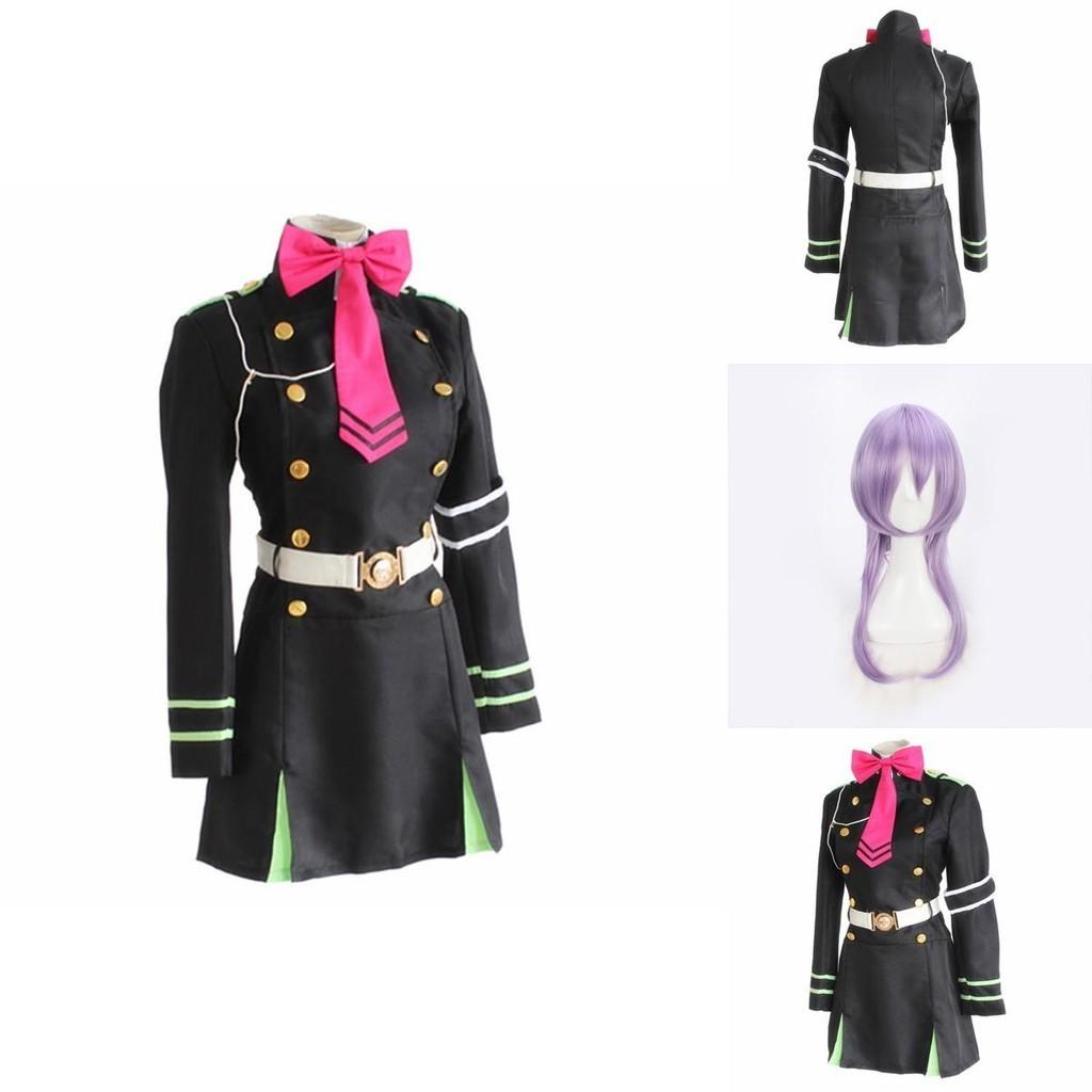 Premium Quality Seraph Of The End Shinoa Hragi Cosplay Costume Dress With Comfortable Fit