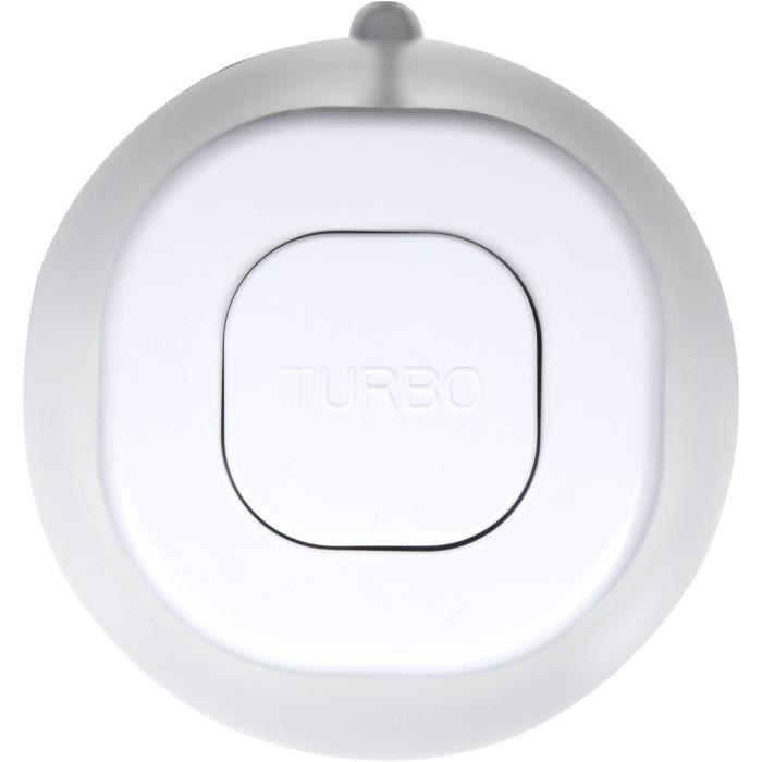 Hachoir - LIVOO - 300 ml - 400 W - 1 vitesse et fonction turbo - 2 lames en inox - Blanc