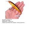 11.2CM/13.6G Minnow Bionic Lure with Sharp Hooks Tongue Hard Artificial Swimbait Freshwater Saltwater Trout Bass Fishing Accessories