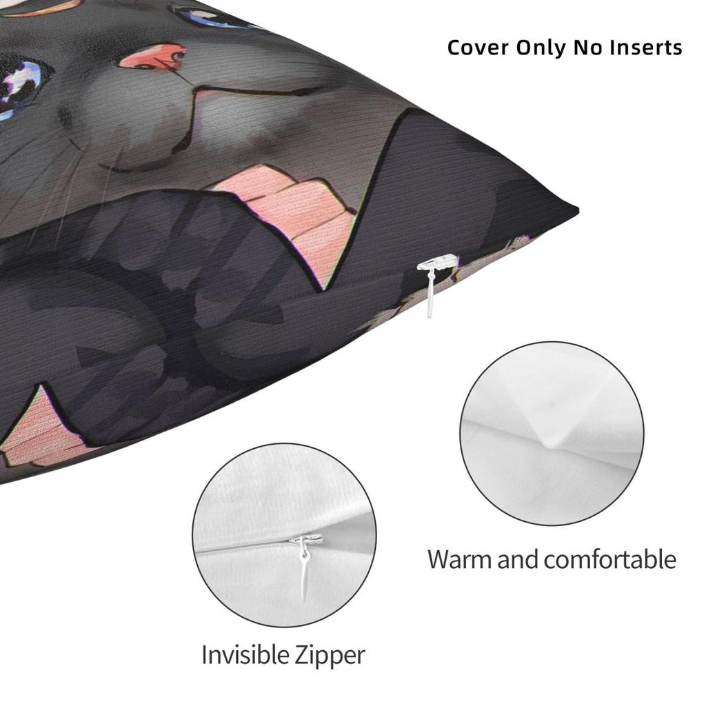 Anime Nazuna Nanakusa Pillow Cover Polyester Pillow Case Cushion Cover Trendy Graphic Pillowcases For Wedding Party Home Decor