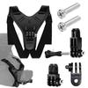 Support menton pour caméra d'action pour casque de moto DJI Osmo compatible avec moto support stable pour POV Aucuda et GoPro, Action, Insta360,