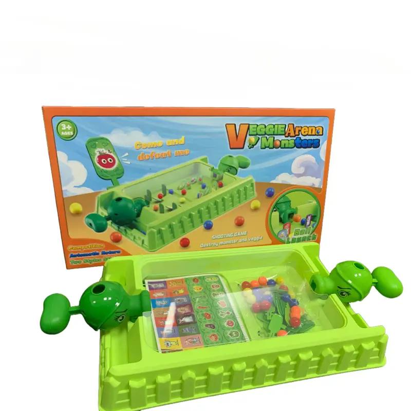20pc Beads Vegetable Battle Monster 2-player Battle Game Toy Parent-Child Game Family Interactive Game Monster Battle Board Game