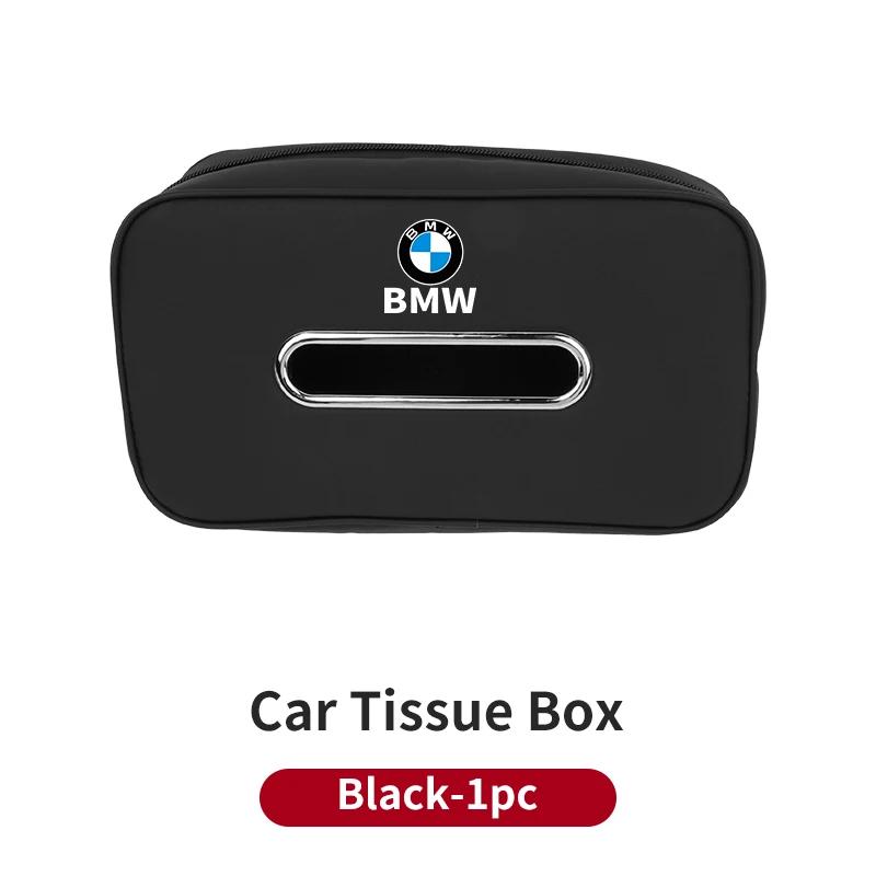 Car Sticker 2025 Hot Car Seatback Tissue Box Armrest Paper Napkin Storage Bag Accessories For BMW E90 E60 E46 E39 F30 F10 E87 X3