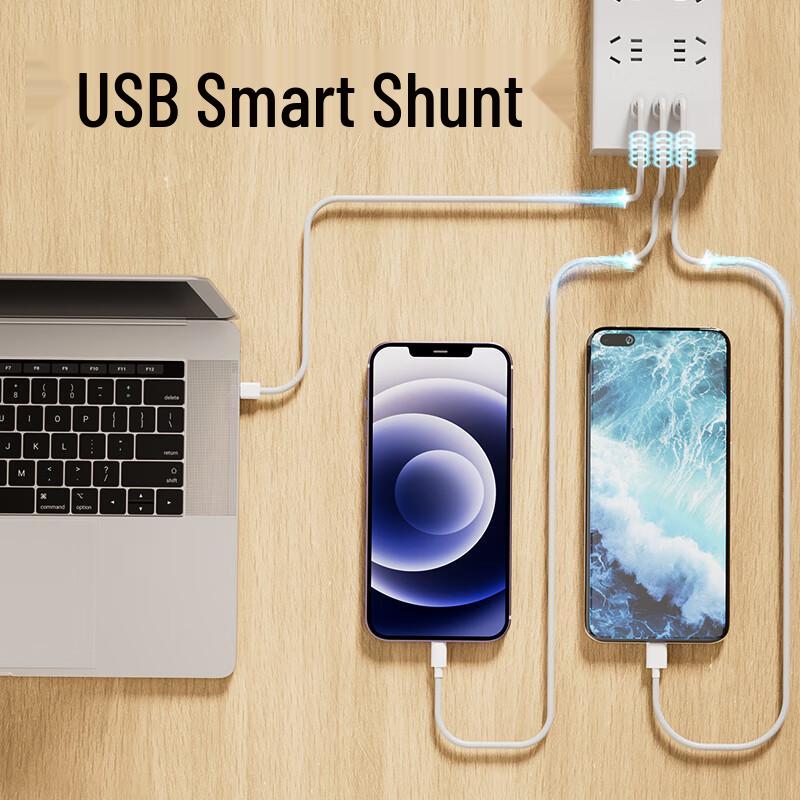 Deli USB Smart Power Strip