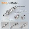 Fit For Mariner Ofutboards Motors Lower Unit Fluid Gear Oil Pump with 3/8 Inch-16 8mm 10mm Adapters For Standard Quart Bottles