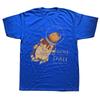 Lustiges Otter Weltraum T-Shirt Niedliche Tee Tops Rundhals Kurzarm Mode T-Shirt Kleidung Lässige Basic T-Shirts