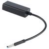 USB C To Ethernet Adapter With Light USB Type C To RJ45 Gigabit Cable Converter for Tablet Black