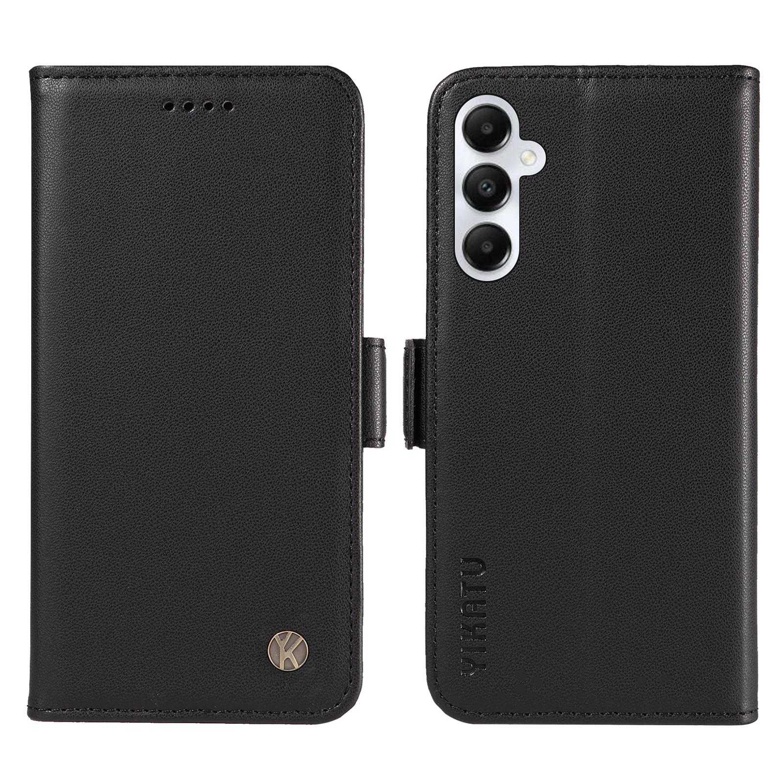 

YIKATU YK-003 For Samsung Galaxy A05s 4G Wholesale Phone Cases Leather Wallet Stand Cover Black