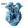 Creative Desktop Organizer 3D Printed Pen Holder, Fairies for Pens, Pencils, Makeup Brushes, Unique Desk Stationery Holder Minimalist Modern