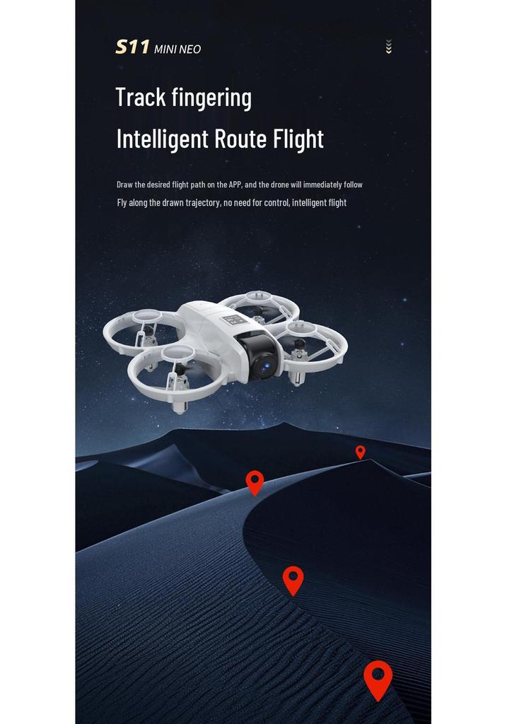 Beginner Drone with Obstacle Avoidance, HD Aerial Photography, and Optical Flow Positioning Quadcopter