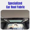 Headliner Car Roof Fabric with Sponge Backing Interior DIY Mesh Fabric Roof Repair Renovation for Car RV Grid Fabrics Material