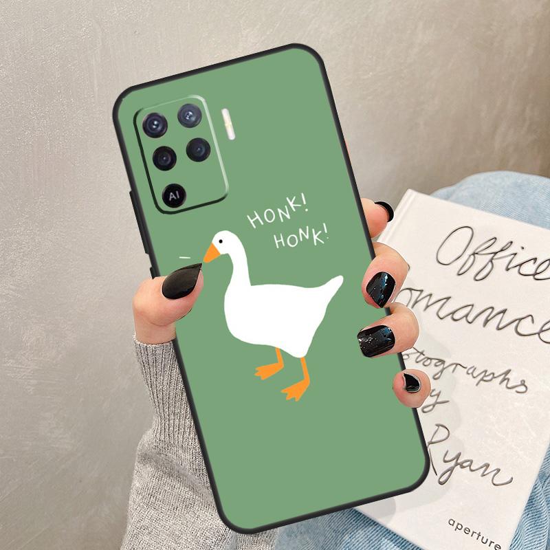 

Cute Cartoon Duck Case For Oppo A78 A98 A18 A38 A58 A60 A80 A40 A77 A57 A17 A74 A54 A94 A96 A76 A16 A15 A5 Pro OPPO A54 5G