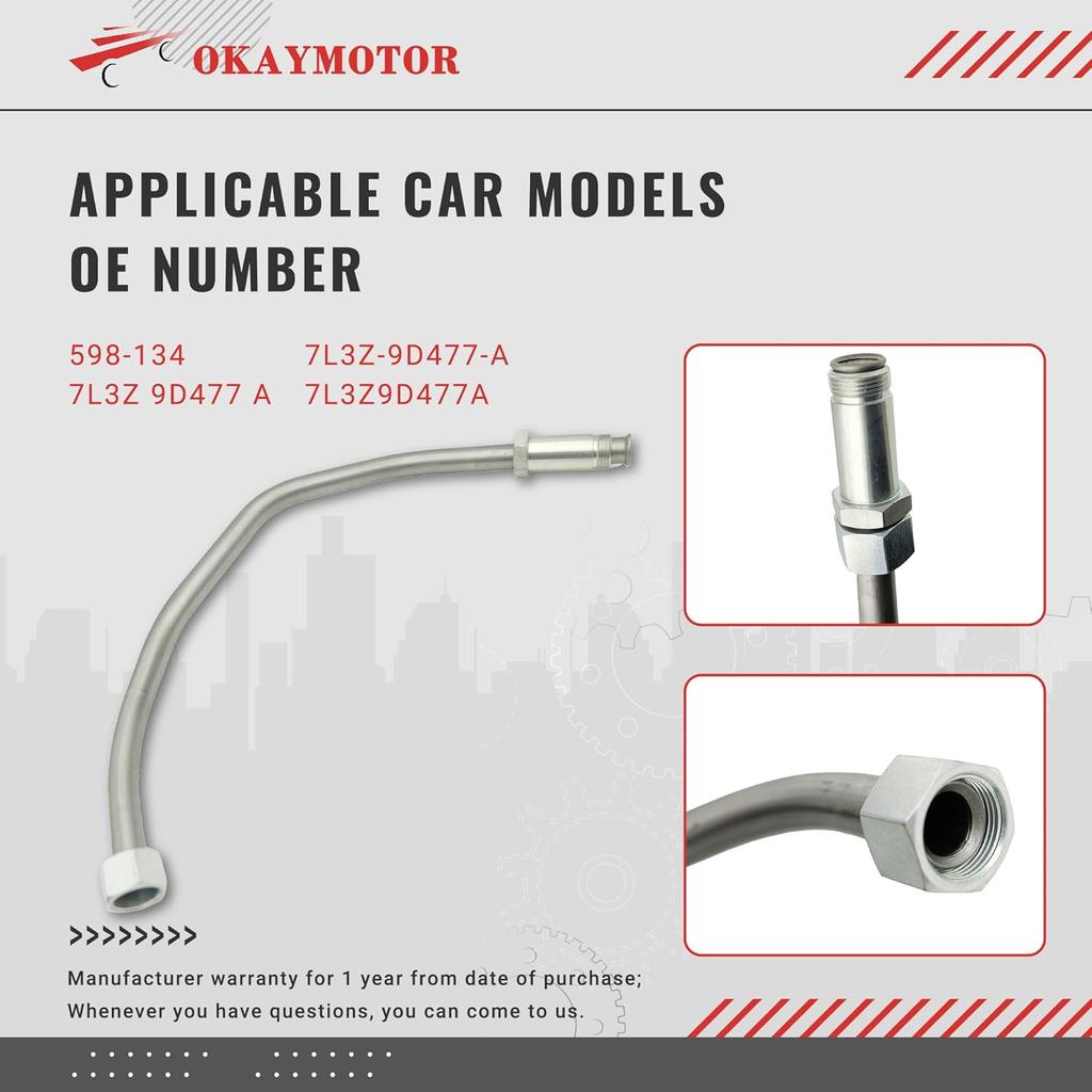 598-134 EGR Line Exhaust Gas Recirculation Tube for 2007-2014 Ford E-150 E-250 F-150 4.6L V8 7L3Z 9D477 A