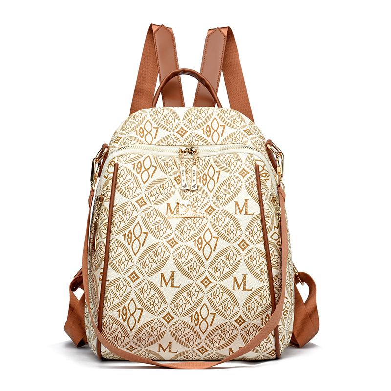 

Винтажный принтованный женский рюкзак многофункциональный женский рюкзак для поездок на работу школьный рюкзак