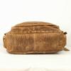 Connie Line Genuine Leather Boston Bag Brown Multiple Pockets Shoulder Carry(USED)
