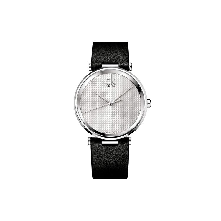 

Calvin Klein Insight Series Watch Quartz Movement Leather Strap 40mm White Dial Men watches K1S21120 White Dial