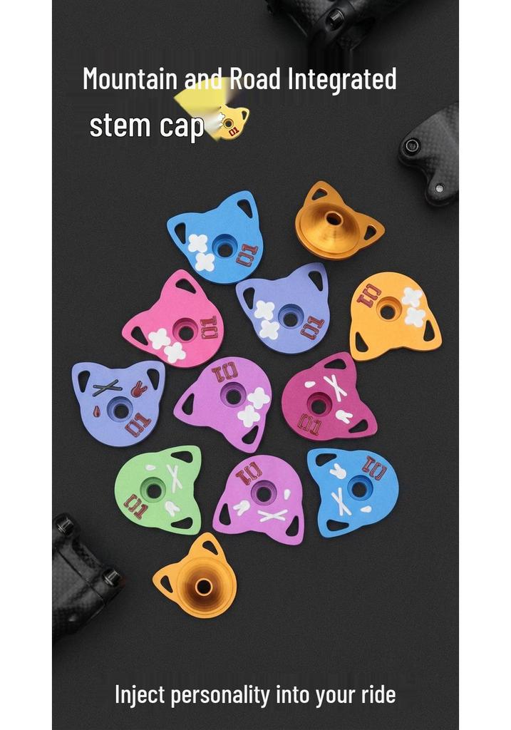 EVOSID Custom Waterproof CNC Stem Cap for Mountain and Road Bikes
