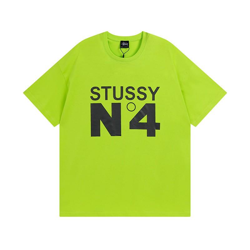 Pánské tričko s krátkým rukávem Volný střih Kulatý výstřih Potisk písmen Neformální Street Style Top pro páry
