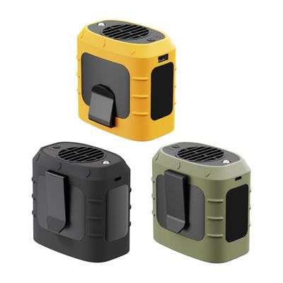 Rechargeable 8000mAh Waist Fan with Power Function Wearable 3 Speed Adjustable Cooling Fan for Camping Outdoor
