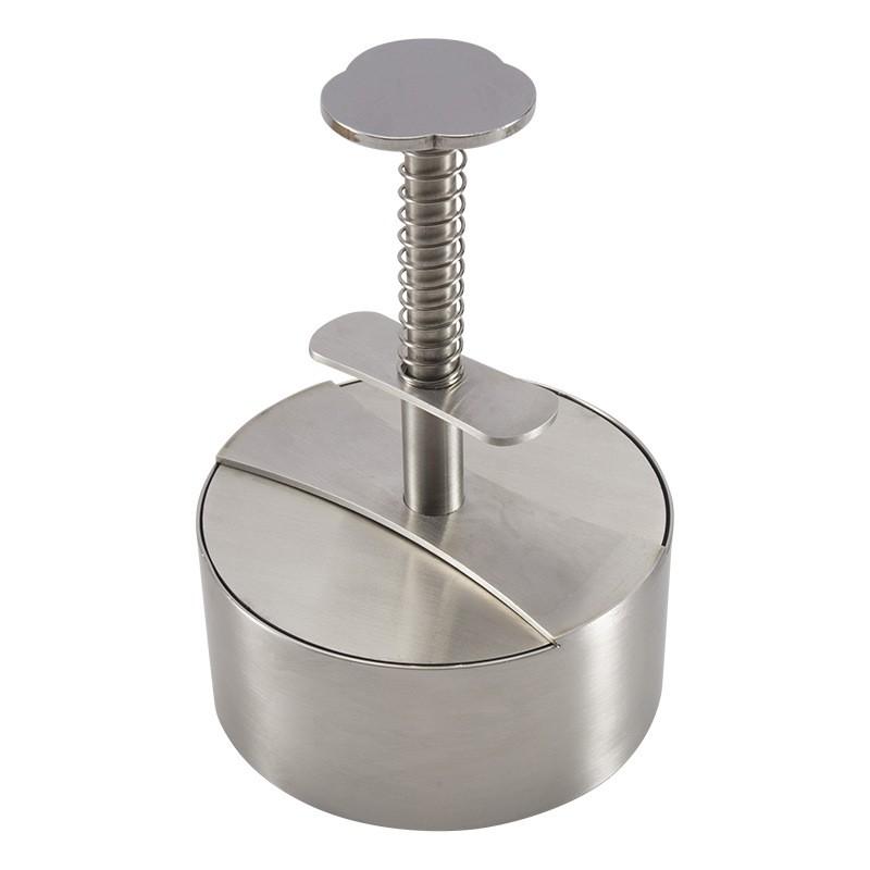 Stainless Steel Burger Press Tool Homemade Patties 8cm 10cm 14cm Diameter Meat Patty Mold Kitchen Accessory