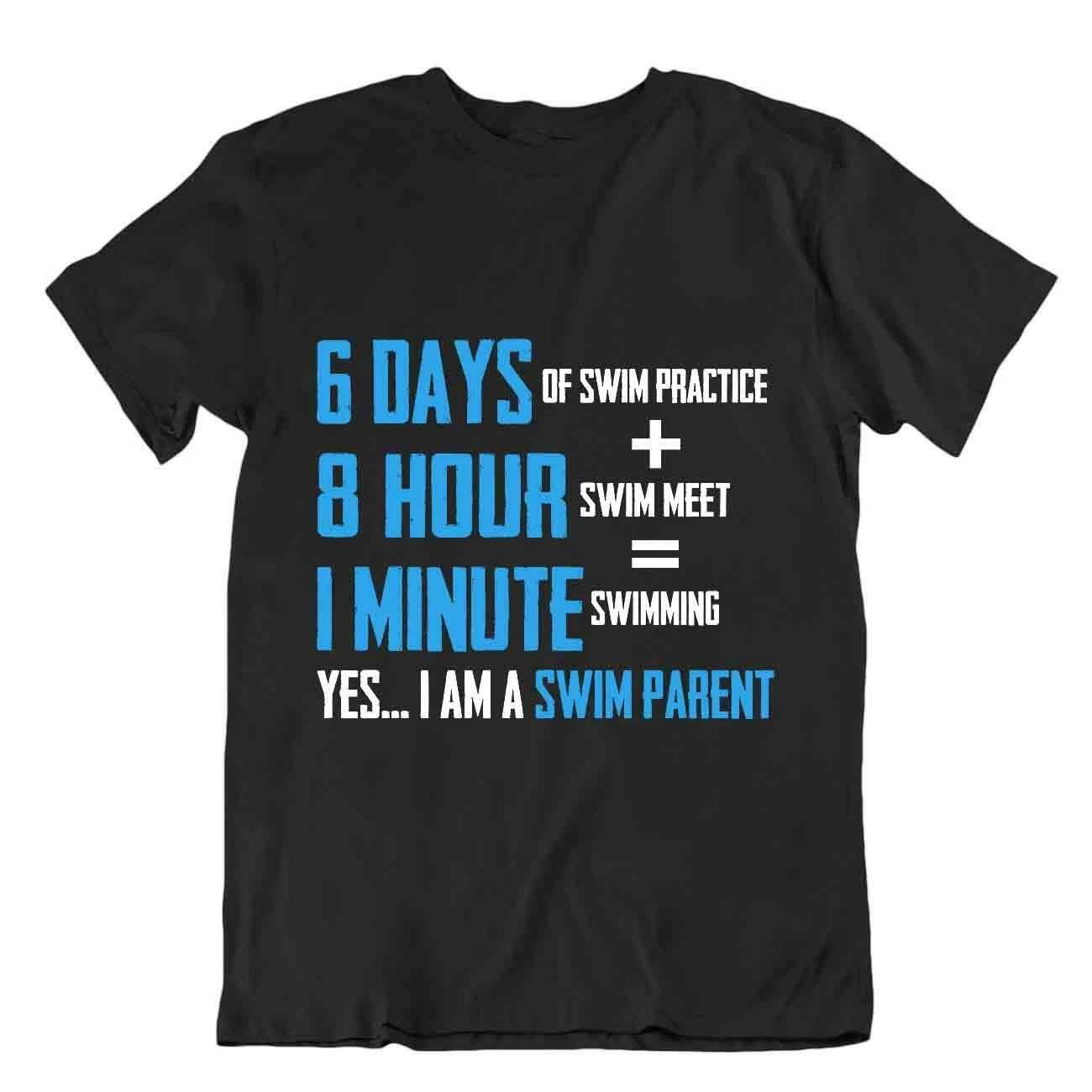 I Am A Swim Parent Tshirt Funny Shirt Elegant Sports Tee Math Swimming Gift S