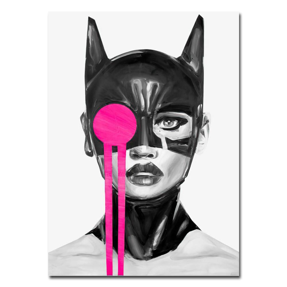 Abstract Fashion Woman Sunglasses Wall Art Poster Modern Popular Home Living Room Decoration Canvas Painting Mural Print Picture