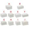1/2pcs Plastic Waterproof White/Grey DIY Housing Instrument Case ABS Plastic Electronic Project Box Electric Supplies 8 Sizes