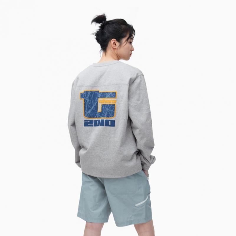 Thisisneverthat Panel Sports Crewneck Heather Grey