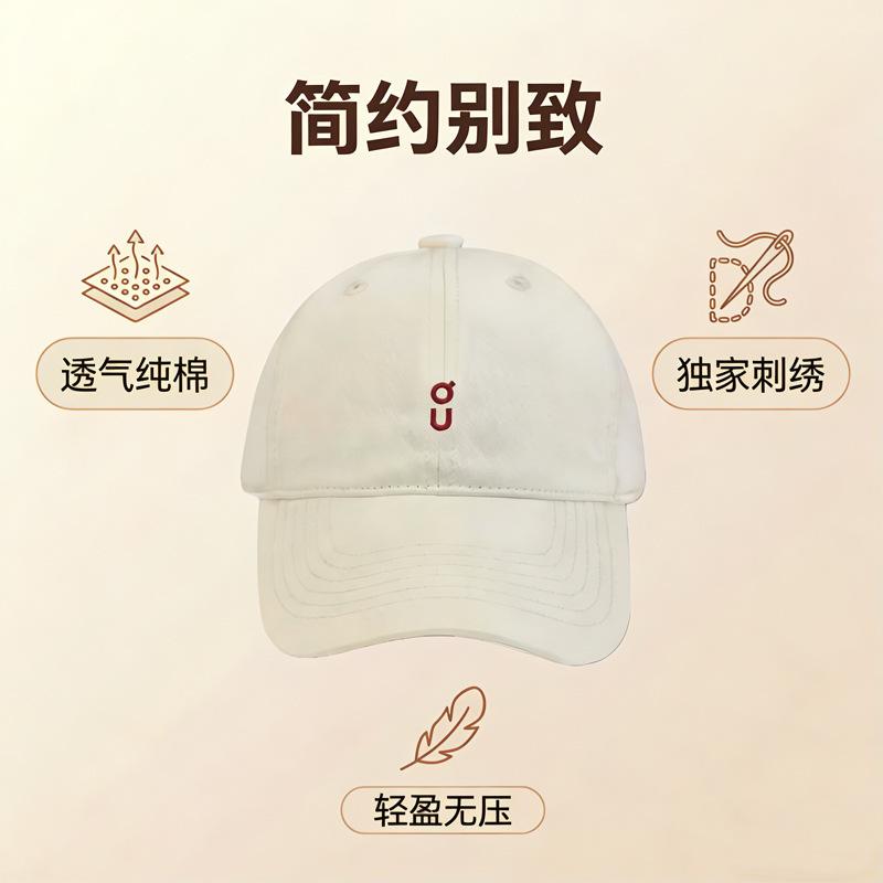 Letter Embroidered Baseball Cap Women'S Spring And Summer Hat Sunshade Peaked Cap Tide Shows Small Face