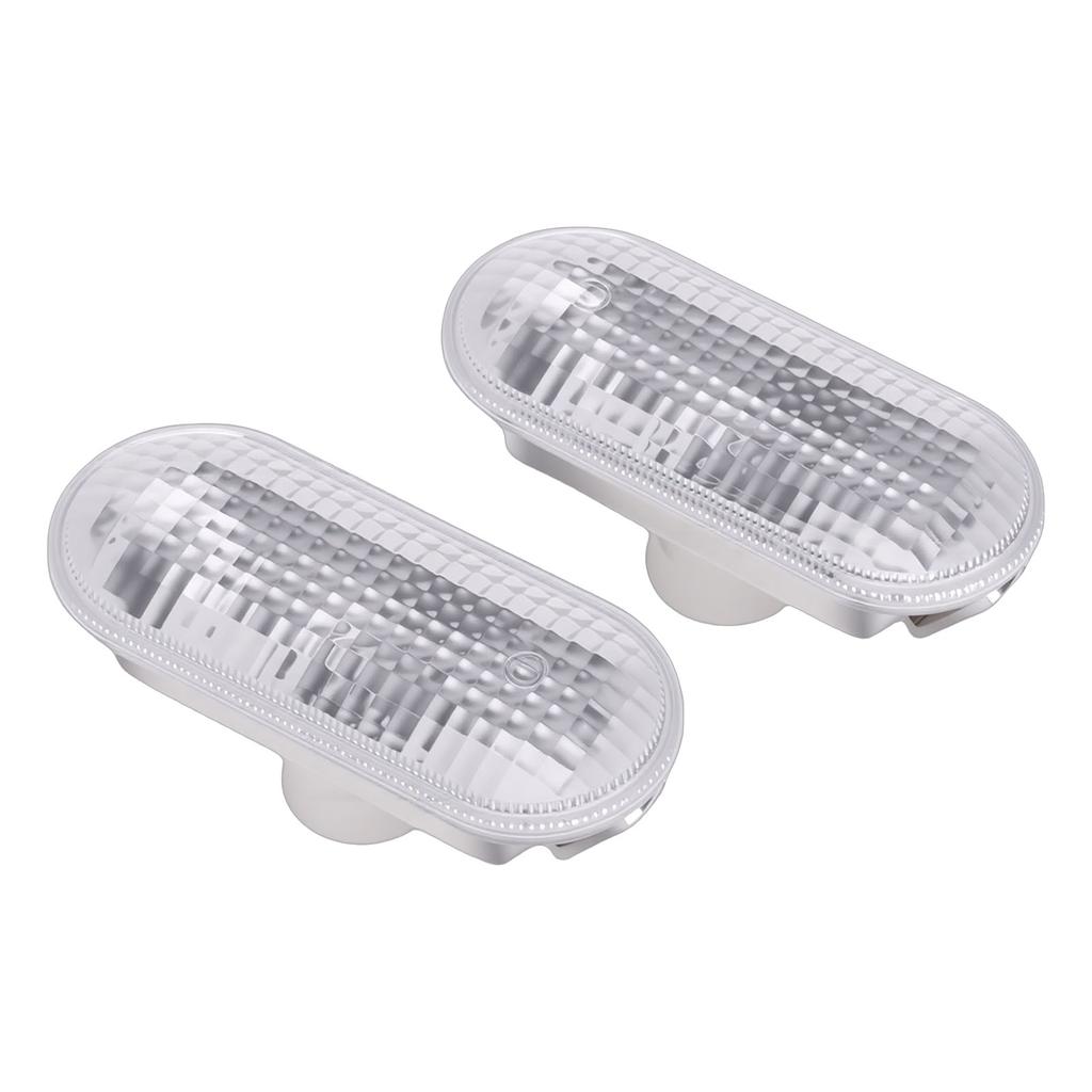 1 Pair Side Marker Light Cover Clear Lens Left Right 1336185 Replacement for Ford Focus Fiesta Fusion