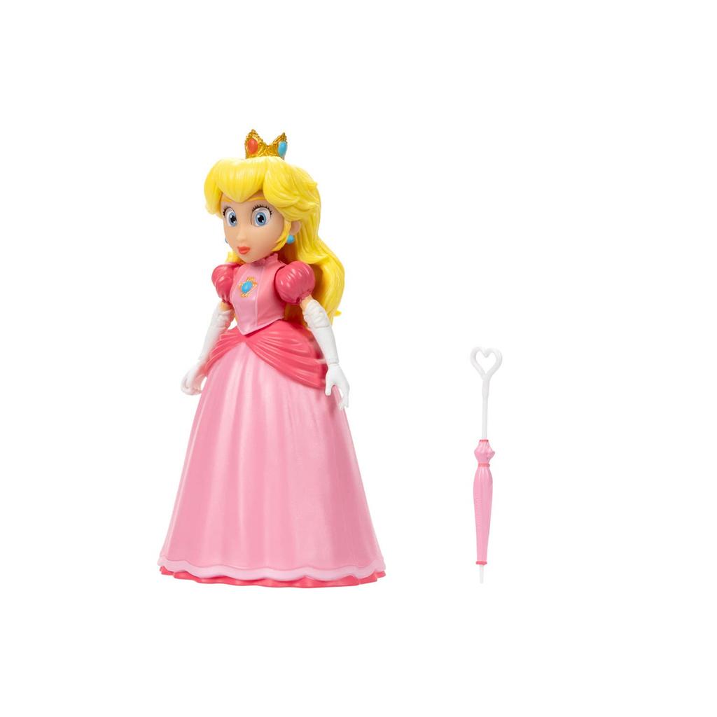 Sanei Boeki The Super Mario Bros. Movie Action Figure Peach W7.5 X D7.5 X H14.5cm Miscellaneous Goods TSM-03