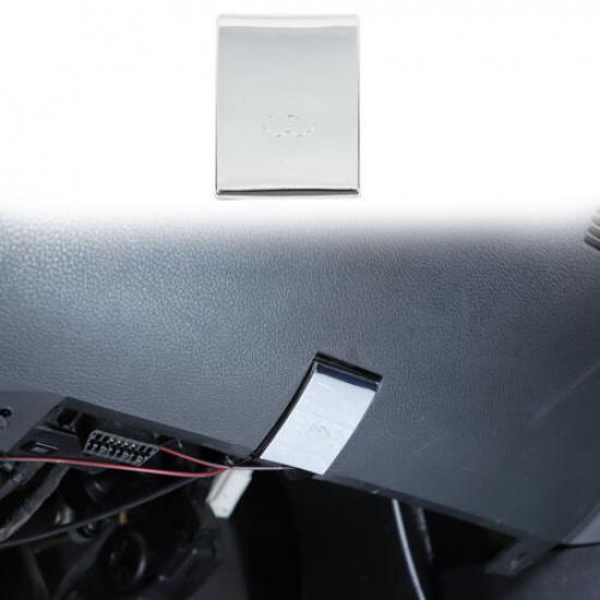 Car Hood Engine Switch Button Trim Cover Decor For 2010-17 Dodge RAM 1500 Chrome