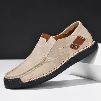 Newest Soft Men Loafers Slip On Leather Casual Shoes For Men Moccasins Plus Size 39-48 Flats Sneakers Men Handmade Design Man Shoes