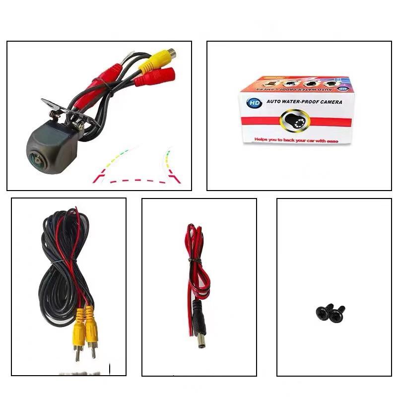 Reversing Camera DVD Reversing Image Intelligent Dynamic Trajectory Night Vision HD Fisheye 170 Full-color Video Image