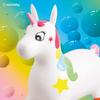 Children's jumping jack with pump White Unicorn