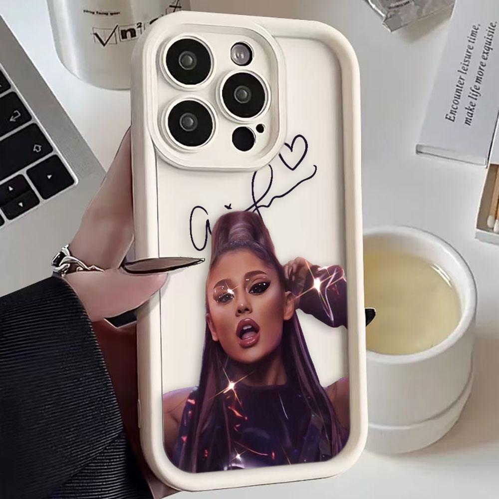 

A-Ariana G-Grande Singer Phone Case For Redmi NOTE 15 13 14 8 9 9S 10 10S 11 11S 11T 12 12S PRO PLUS TPU Case DIY Shell Cover RedmiNOTE10PRO