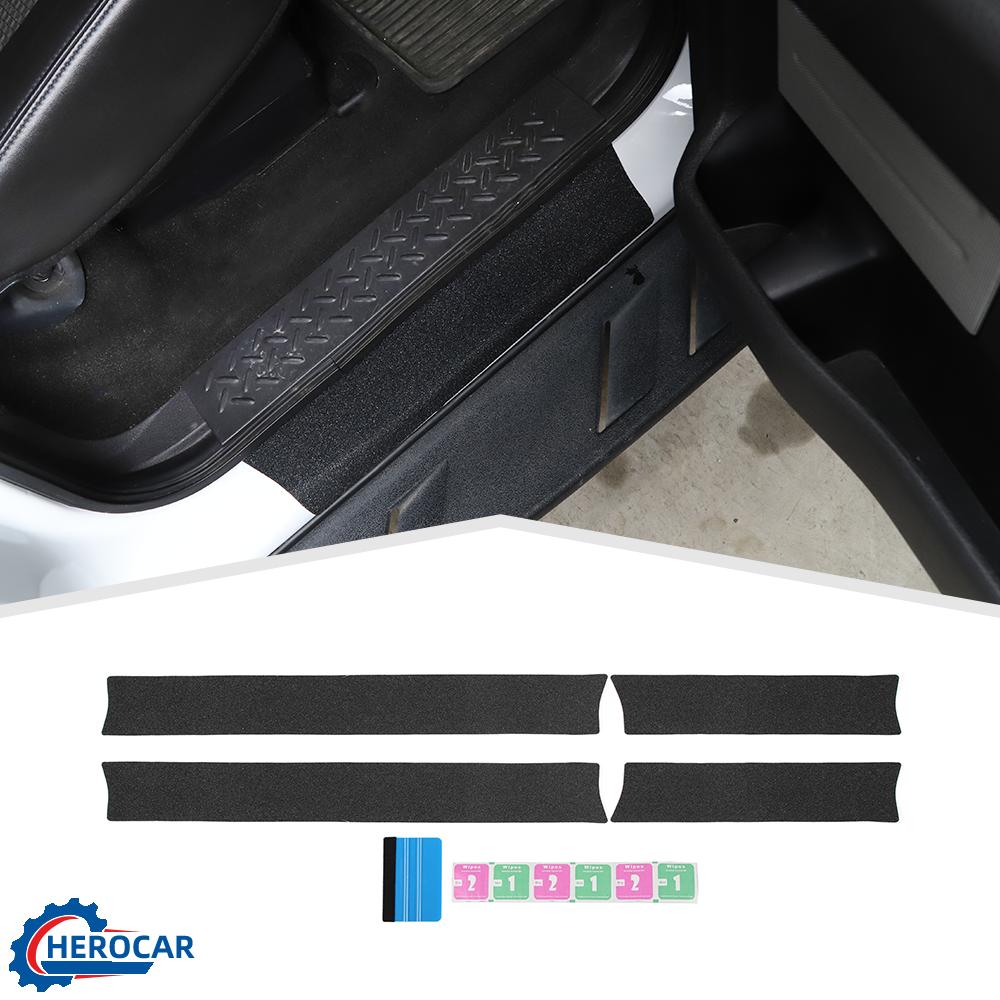 For Ford F150 2009-14 Interior Door Sill Scuff Cover Wrap Sticker Accessories US