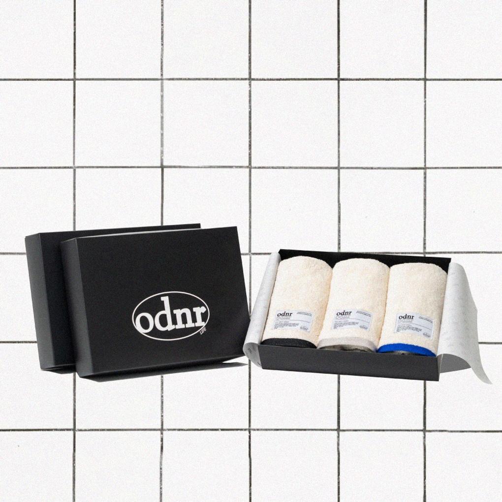 

[Подарочная упаковка] Серия ODNR City Pop - Набор полотенец 3 шт.